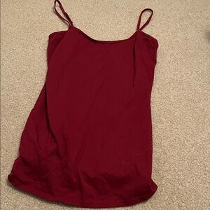 Old Navy Burgundy Spaghetti Strap Camisole